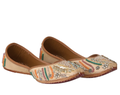Sunlit Bloom Embroidered Jutti