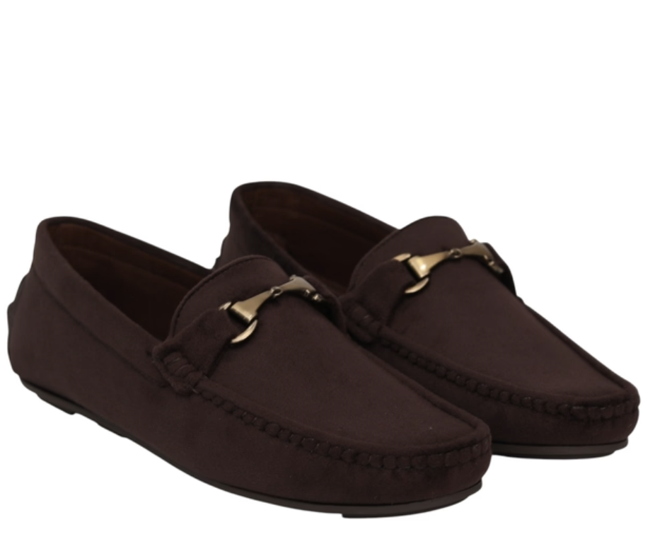 Brown Belmont Horsebit Loafers