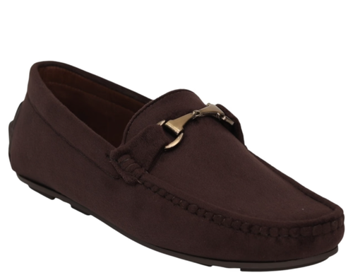 Brown Belmont Horsebit Loafers